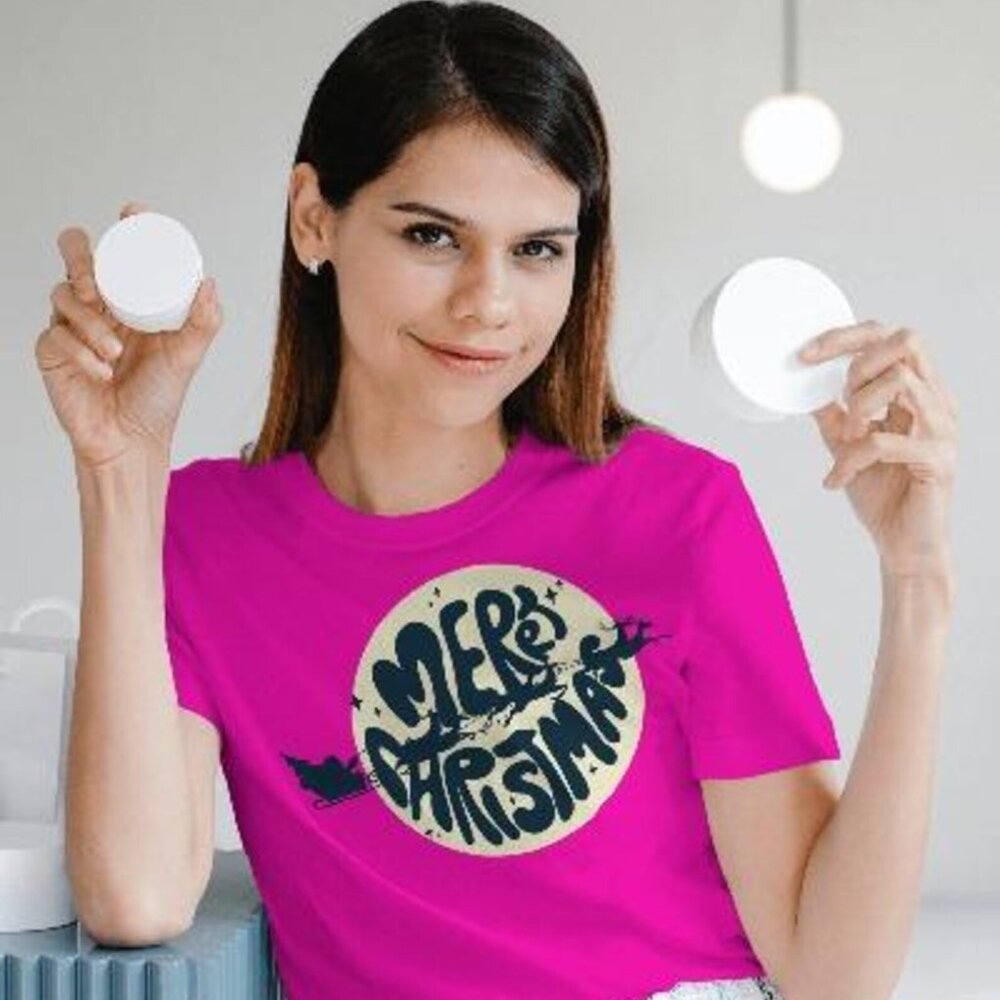 Merry Christmas T-Shirt with Bats – Unique and Playful Christmas Design for